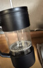 onlycook 玻璃咖啡法压壶 手冲咖啡壶 耐热玻璃咖啡过滤杯茶壶 350ml 实拍图