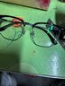 蔡司（ZEISS）镜片近视眼镜框男半框防蓝光辐射可配带散光度数眼睛女钛合金镜架 升级钛材 黑银 配colorein镜片1.67特薄 0-1000度 实拍图