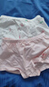 好孩子（gb）儿童内裤女 母婴A类女孩纯棉内裤 5A抗菌平角内裤女-3条装粉红 实拍图