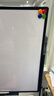 得力白板写字板120*90cm H型碳钢支架式磁吸书写移动升降办公会议黑板家庭辅导培训33715【升级双面】 实拍图