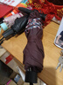 天堂 加大雨伞三折 晴雨两用商务伞经典格纹10骨大雨伞男女 天际灰 实拍图