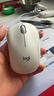 罗技（Logitech）M221 轻音鼠标 无线鼠标 办公鼠标 对称鼠标 带无线微型接收器 米白色 实拍图
