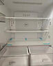 美的（Midea）471L十字门冰箱全空间养鲜抗菌净味一级能效风冷无霜双变频以旧换新BCD-471WSPZM(E)国家补贴 实拍图