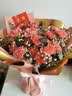 来一客鲜花速递康乃馨百合生日祝福礼物鲜花送妈妈老师同城配送 19朵粉色康乃馨经典款 实拍图