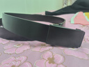 Calermkeens皮带男真皮无牙自动扣牛皮腰带男士商务休闲百搭男中青年裤带 黑色【无夹层内穿款】 125cm 170-190斤 实拍图