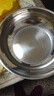 【不锈钢】和面盆厨房烘焙家用火锅盆洗菜打蛋汤锅盆醒面盆料理盆 34cm【热卖款】不锈钢和面盆 实拍图