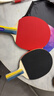 红双喜SH横直对拍01初学者训练比赛乒乓球拍横直套装+乒乓球 实拍图