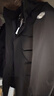京东京造【进口极寒95鹅绒服】羽绒服男外套女冬季新款中长款 曜石黑 3XL 实拍图