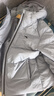 安踏面包羽绒服丨樊振东Z哥同款四防羽绒服男短款加厚冬季棉服外套男 【四防科技】棋盘灰7901-6 XL (男180) 实拍图