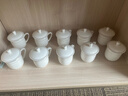 陶相惠 茶杯骨瓷办公杯会议杯陶瓷盖杯开会杯子商务办公水杯带盖10只装 实拍图