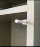 百隆（BLUM）进口柜门反弹器按压式磁吸碰碰开免拉手隐形橱柜弹门器一字长款白 实拍图