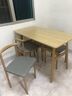 必响餐桌家用小户型轻奢现代简约长方形餐饮商用桌椅吃饭桌子出租房用 原木色【升级加厚 送货到家】 100cm 【宽60cm高75cm】单桌子 实拍图