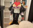 贝肽斯婴儿连体衣冬季新款夹棉衣服男女童外出棉服加厚保暖宝宝哈衣爬服 奥利小熊 40g夹棉 (单件装) 80cm 实拍图
