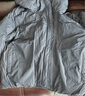 优衣库合作款/女装男装PUFFTECH空气棉服连帽外套480064 08 深灰色 XL 实拍图