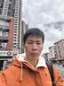 POUM羊羔绒外套男士秋冬款加绒加厚宽松保暖棉衣袄男装2456桔红L 实拍图