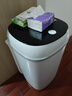小鸭牌4.5公斤半全自动波轮迷你洗衣机 小型母婴儿童宝宝家用半自动单桶大家电 洗内衣袜子机 4.5kg蓝光款【+沥水篮】 实拍图