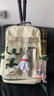 川崎（KAWASAKI）羽毛球包双肩包大容量运动背包独立鞋袋小白熊A8214牛油果绿 晒单实拍图
