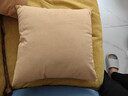 京东京造灯芯绒抱枕 超柔抱枕沙发床头客厅办公室午休腰靠枕垫45x45cm驼色 实拍图