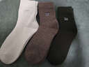 猫人3双装35%羊毛袜子男士袜子男冬季加厚保暖袜男毛圈袜睡眠袜男 实拍图