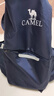骆驼（CAMEL）轻便双肩背包骑行背包纯色折叠包户外运动休闲旅行登山包藏蓝 实拍图