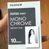 INSTAX富士拍立得 mini相纸 黑白10张(适用mini7+/9/11/40/90/LiPlay/EVO/hellokitty/Link2) 实拍图