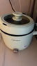 美的（Midea）电煮锅 小电锅 电蒸锅 长柄 宿舍小锅 多功能辅食锅 1.6L学生寝室一体泡面小火锅 XZE2017 配蒸笼 实拍图