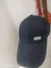 【热巴同款】加大棒球帽帽子男女大头围显脸小春夏字母百搭棒球帽 侧标-黑色【1顶】 实拍图