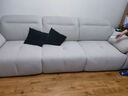 美柏云朵沙发布艺客厅奶油雪尼尔家用中古风沙发床两用太空云功能沙发 尊享版3.05米（无重力坐感+app语音控制） 【RM系列 | 抗螨抗菌猫抓布】 实拍图