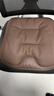 齐选汽车坐垫四季通用高档轻奢全皮单片座椅垫夏季透气座垫车内装饰 栗棕色【纳帕皮打孔】单坐垫 实拍图