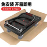 好嘉居 折叠平板手推车 四钢管载重1100斤90*60cm6寸刹车工业轻音轮 手推拉货搬运小拖车装修工厂 实拍图