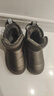 巴布豆（BOBDOG）巴布豆童鞋男童靴子冬季软底加绒儿童雪地靴 B16515030 枪色29 实拍图