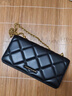 CHARLES&KEITH质感菱格链条小方钱包女包包女包生日礼物圣诞礼物CK6-10680924 Black黑色 XS 实拍图