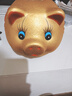迎千福金猪存钱罐只进不出儿童陶瓷储蓄罐储钱罐大容量可爱摆件礼物便宜 福气猪可存可取款【带金垫】 长宽高【22*18*16】存5万8 实拍图