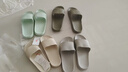 京东京造【糖果拖】拖鞋女士防滑轻便情侣防臭浴室拖凉拖鞋薄荷绿38-39 实拍图