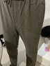 罗蒙（ROMON）【加绒可选】灯芯绒加厚休闲裤男秋冬新款抽绳腰中青年直筒长裤男 7K035610卡其【加厚款】 XL (180)  (建议130-150斤) 实拍图