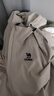 骆驼（CAMEL）薄绒风衣男户外防泼水防风夹克外套 J13CZ0L7070A 浅卡其 XXL 实拍图