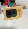 得力（deli）潮萌电视小闹钟 倒计时器卡通智能电子钟 学生专用  黄色LE104 开学开学季新年礼物 实拍图