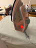 松下（Panasonic）【烫衣神器】电熨斗 大功率家用小型熨斗 手持式多档蒸汽迷你挂烫机便携式旅行出差熨烫机干湿两用 蜜桃粉【1300W+5档调温】M105 实拍图