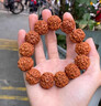 茂悦五瓣爆肉纹大金刚盘玩手串菩提子原籽男士文玩佛珠核桃手链把件 五瓣爆肉纹大金刚 实拍图