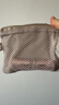 MUJI再生聚酯纤维 双拉链包收纳袋 居家旅行数据线小收纳包便携零钱包 米色/S/长13.5*宽10cm 实拍图