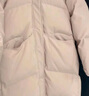 艾珠儿（Aizhuer）羽绒棉服女2025冬季新款好看中长款韩系加厚棉袄大毛领棉衣外套潮 粉色 S （建议80-105斤） 实拍图
