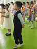 罗蒙儿童西装男童礼服花童马甲套装主持人婚礼钢琴毕业表演 黑色 140 实拍图
