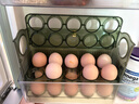 家の物语鸡蛋收纳盒冰箱侧门蛋托神器可翻转厨房收纳整理专用食品级保鲜盒 【自动回弹】鸡蛋收纳盒 透明 实拍图
