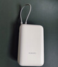 小米（MI）【3C认证】小米充电宝移动电源 10000  自带线双向快充口袋版  浅咖色 可上飞机/火车 实拍图