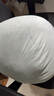 MUJI可当成腰垫使用的柔软靠垫 抱枕腰托靠枕腰靠 淡绿色 35*35*35cm 实拍图