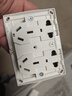 德力西明装开关插座面板无需暗盒 CD158系列 十孔插座 实拍图