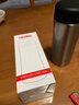 膳魔师（THERMOS）保冷保温杯400ML高真空不锈钢商务办公保温杯JCG-400C SBK 实拍图