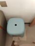 禧天龙塑料凳子加厚防滑耐磨家用餐椅休闲板凳圆凳大号换鞋凳子D-2124 实拍图