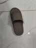 曼多贝尔【抗菌拖鞋】简约男拖鞋 轻便软弹家居浴室凉拖鞋 褐色40-41 实拍图
