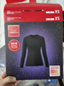 优衣库HEATTECH ULTRA WARM圆领T恤/长袖女装478965 485844 478965/09黑色 XS 实拍图